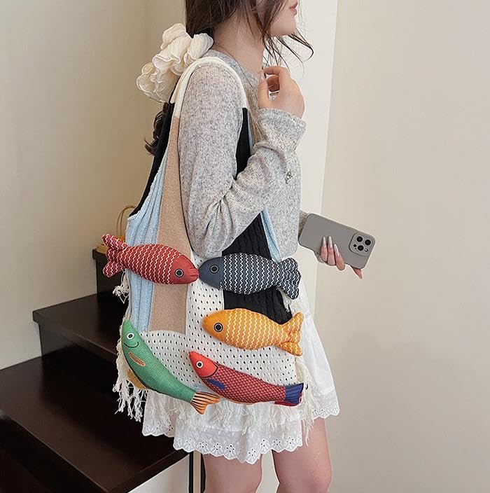 Ningaloo Reef - Boho Fringe Tote White