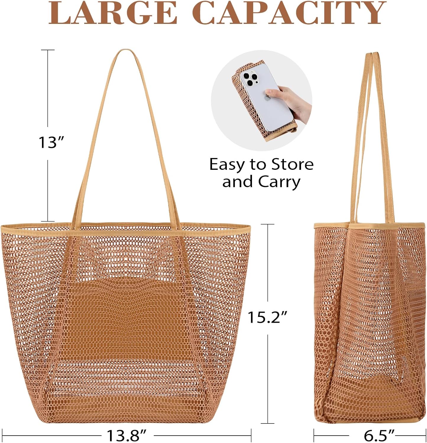 Mesh Escape - Packable Beach Tote