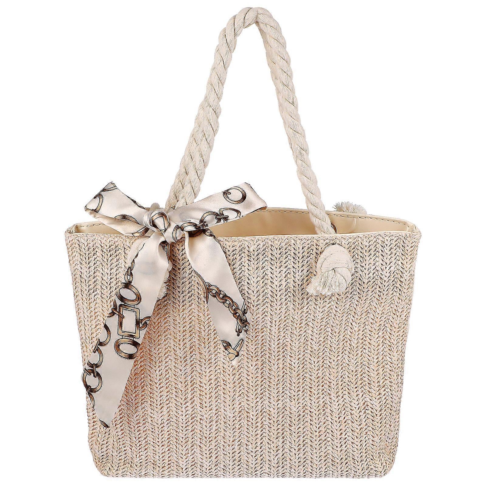Whitehaven Straw Tote - product view