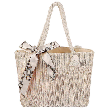 Whitehaven Straw Tote - product view