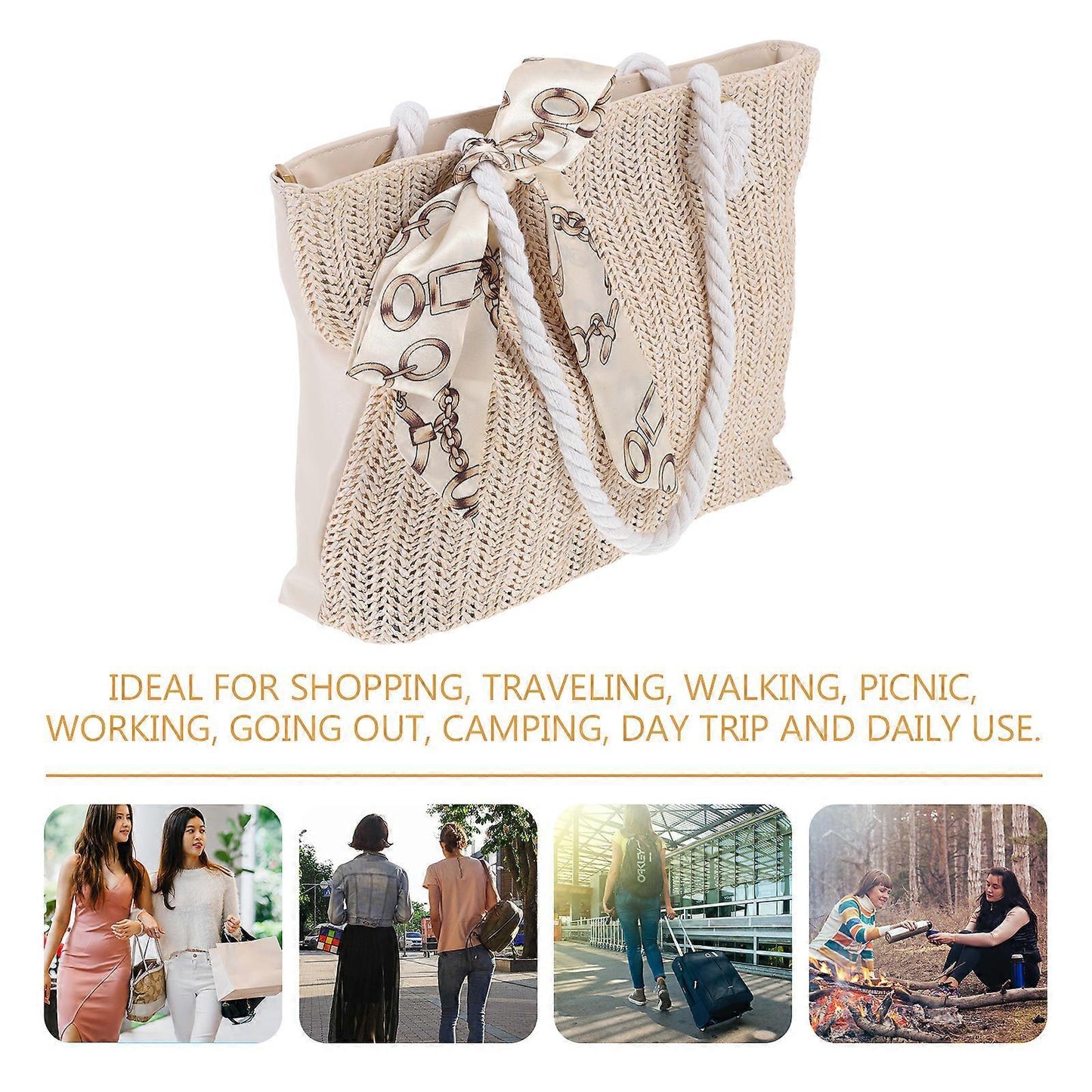 Whitehaven Straw Tote - styling
