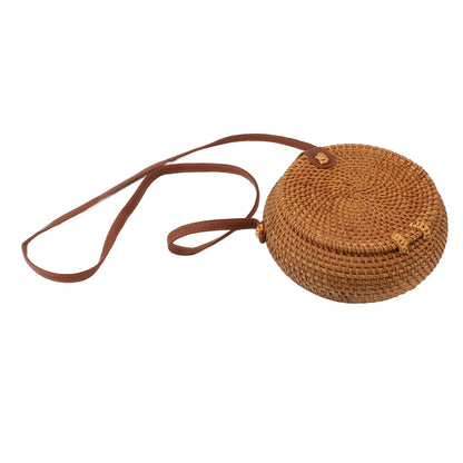 Jervis Bay - Rattan Round Bag