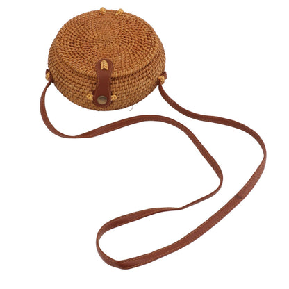 Jervis Bay - Rattan Round Bag