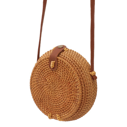 Jervis Bay - Rattan Round Bag