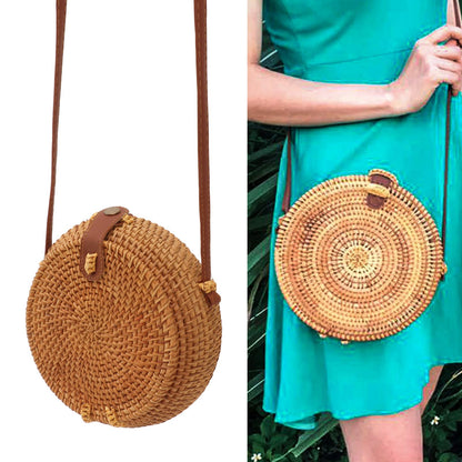 Jervis Bay - Rattan Round Bag