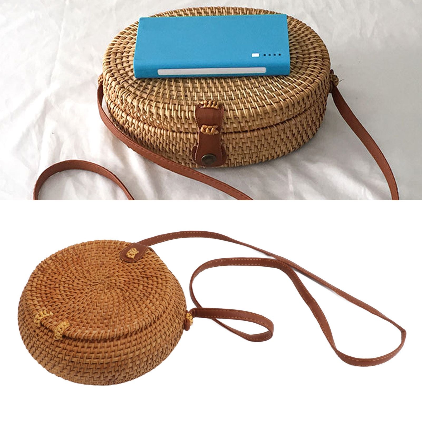 Jervis Bay - Rattan Round Bag