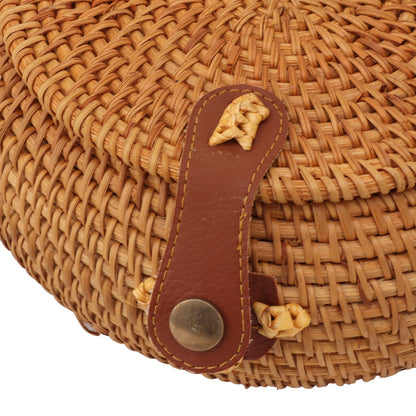 Jervis Bay - Rattan Round Bag